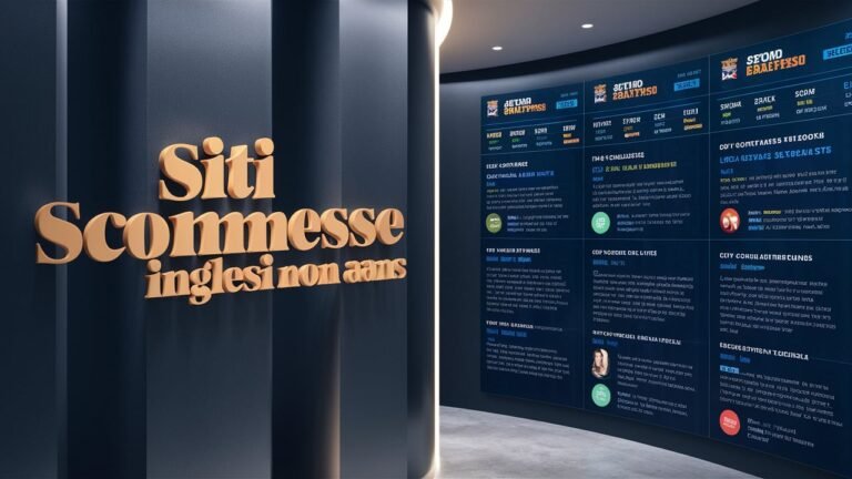 Siti Scommesse Inglesi Non AAMS